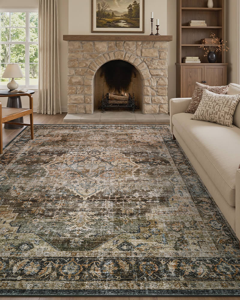 lunaris-washable-area-rug-brown-in-living-room