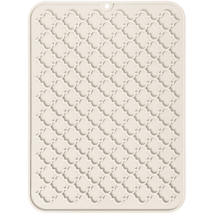 Modern silicone dish drying mat with minimalist design