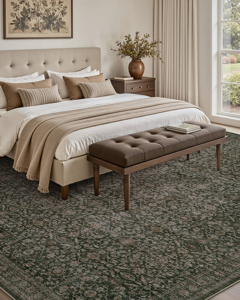 naiad-washable-area-rug-green-in-bedroom