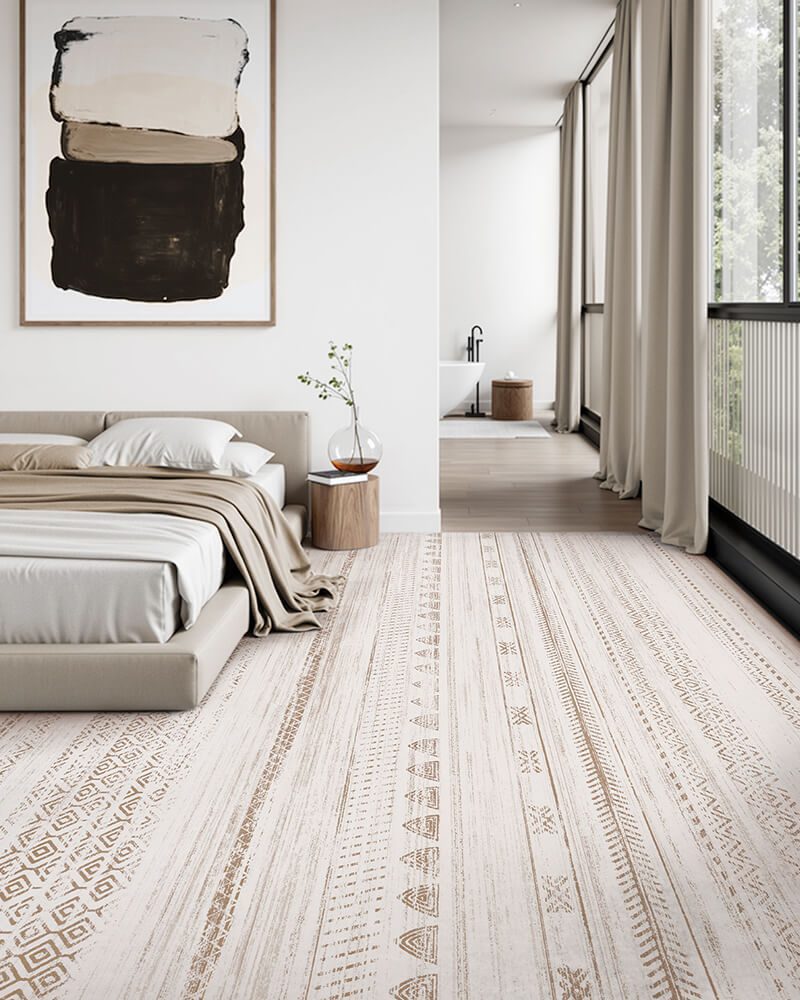 nebula-washable-area-rug-brown-in-bedroom