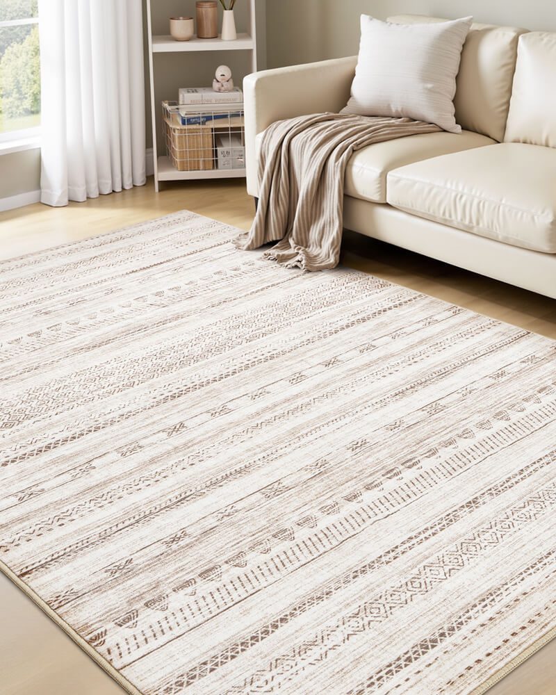 nebula-washable-area-rug-brown-in-living-room