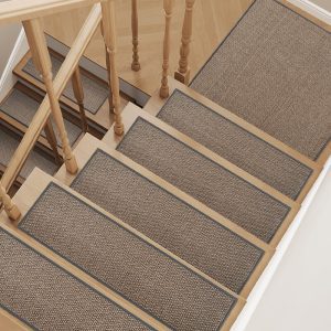 Machine washable stair mats for easy maintenance and long-term use