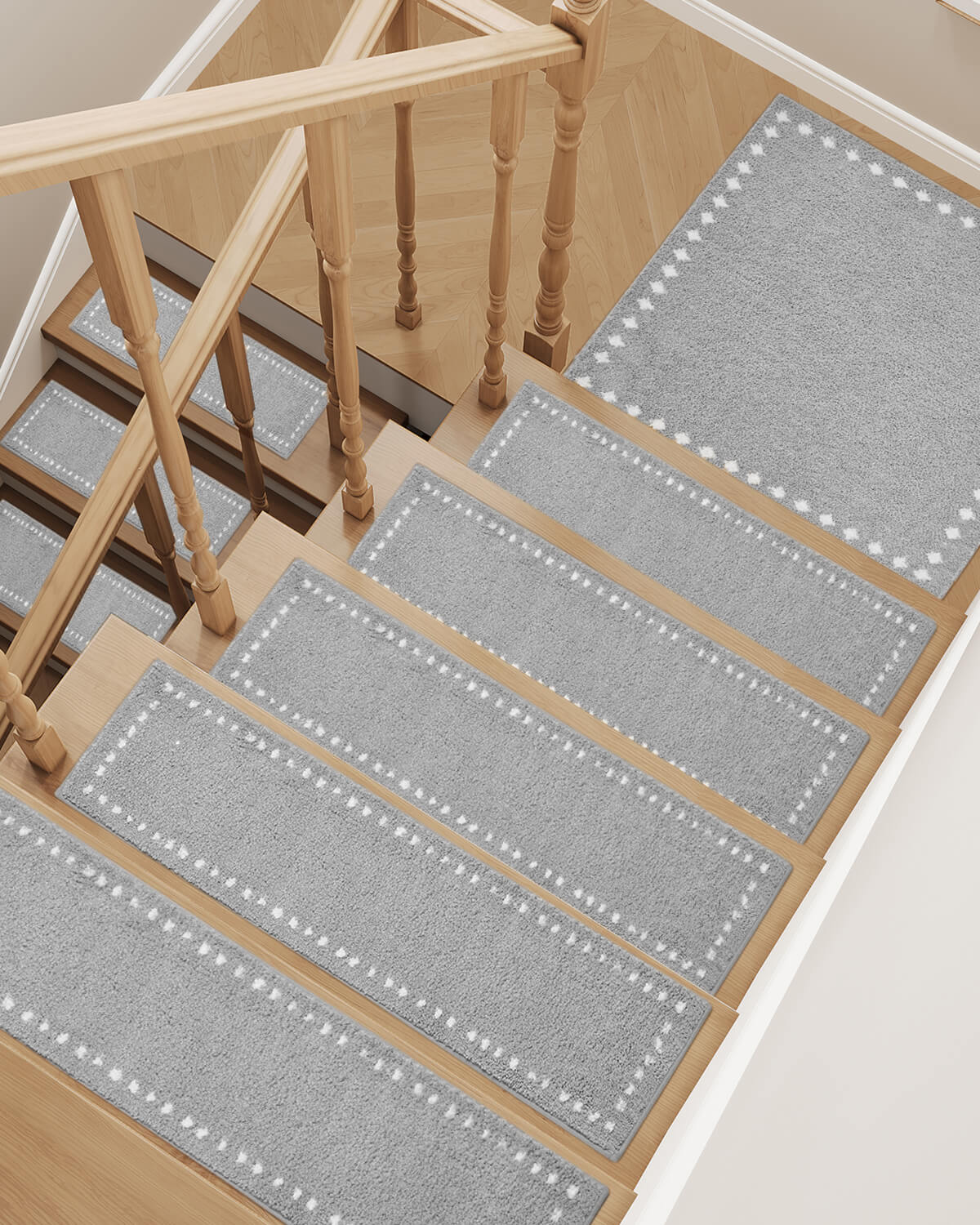 non-slip-stair-treads-for-safe-family-homes Soft surface stair treads protecting stairs while adding everyday comfort