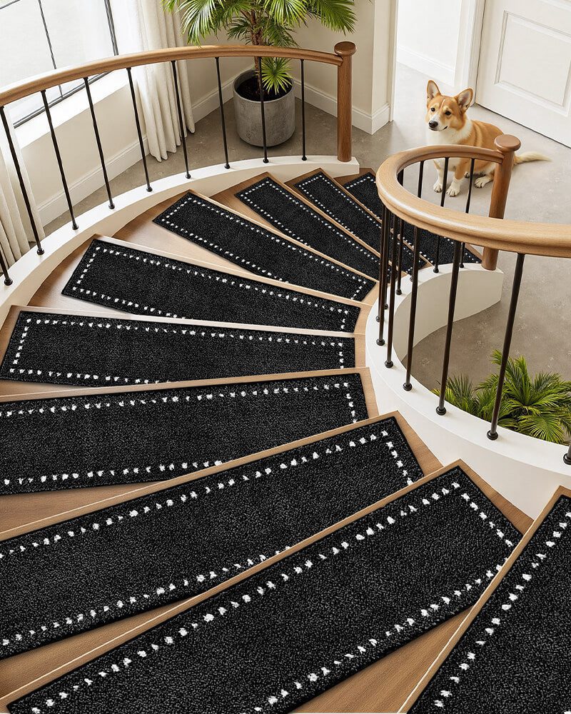 non-slip-stair-treads-for-wood-and-tile Stair treads designed to help prevent slips and falls indoors