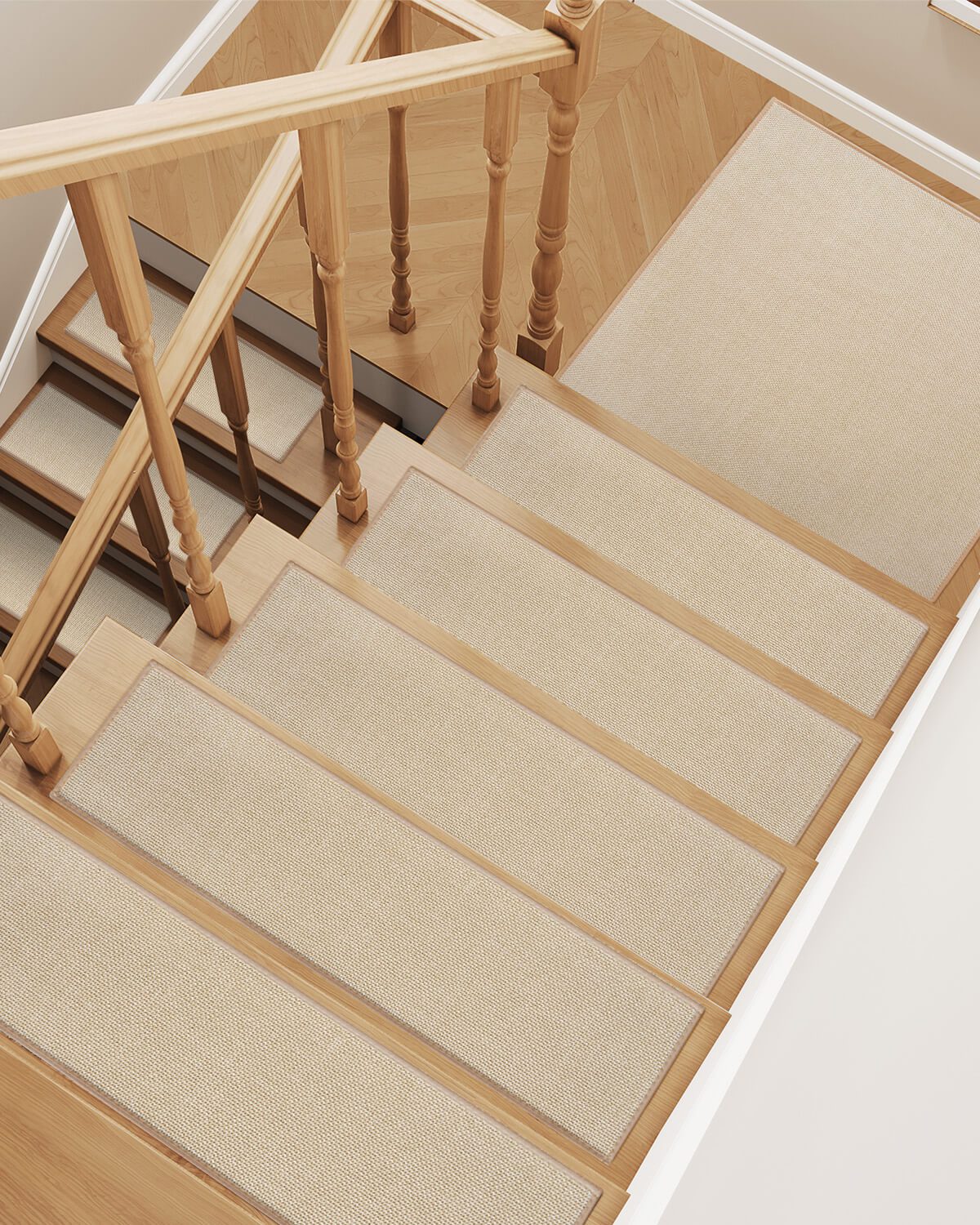 peel-and-stick-non-slip-stair-mats-for-indoors-floors Pet-friendly non-slip stair treads enhancing home safety