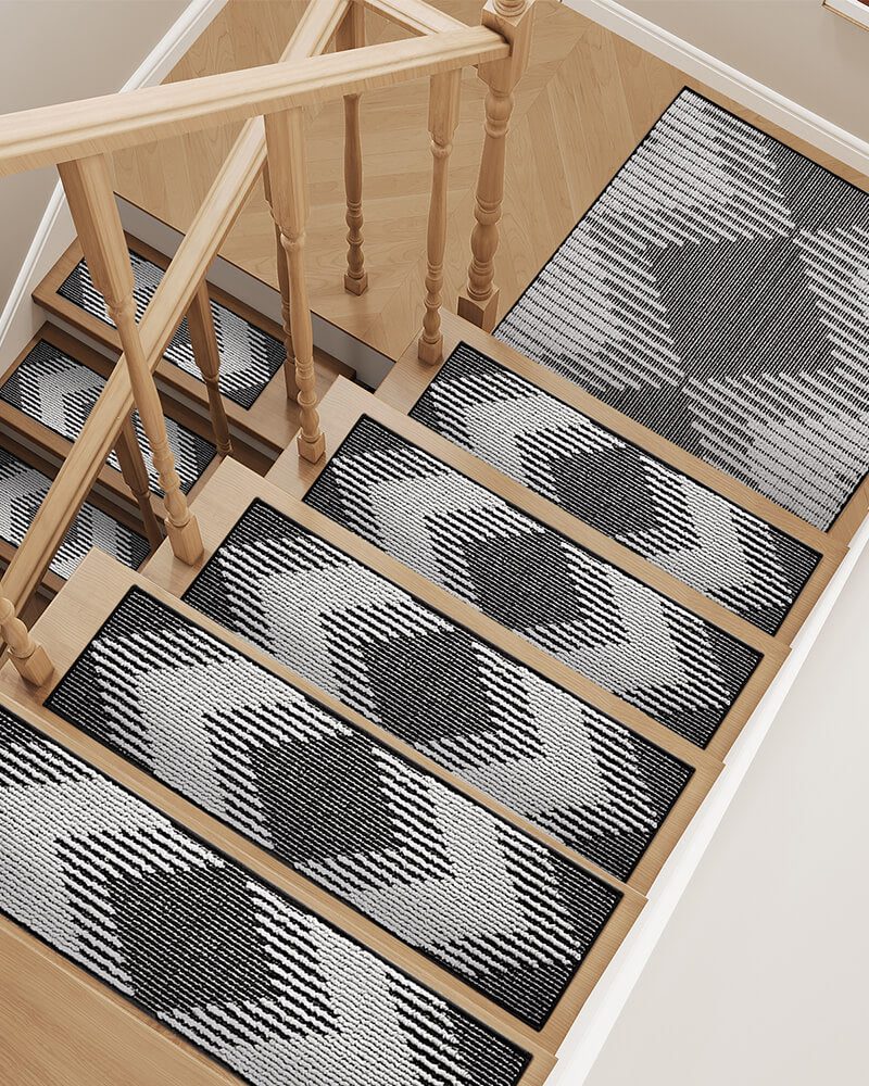 residue-free-stair-treads-for-wooden-steps Non-slip stair treads designed for everyday stair use