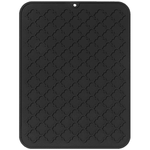 Reusable silicone dish drying mat for everyday kitchens
