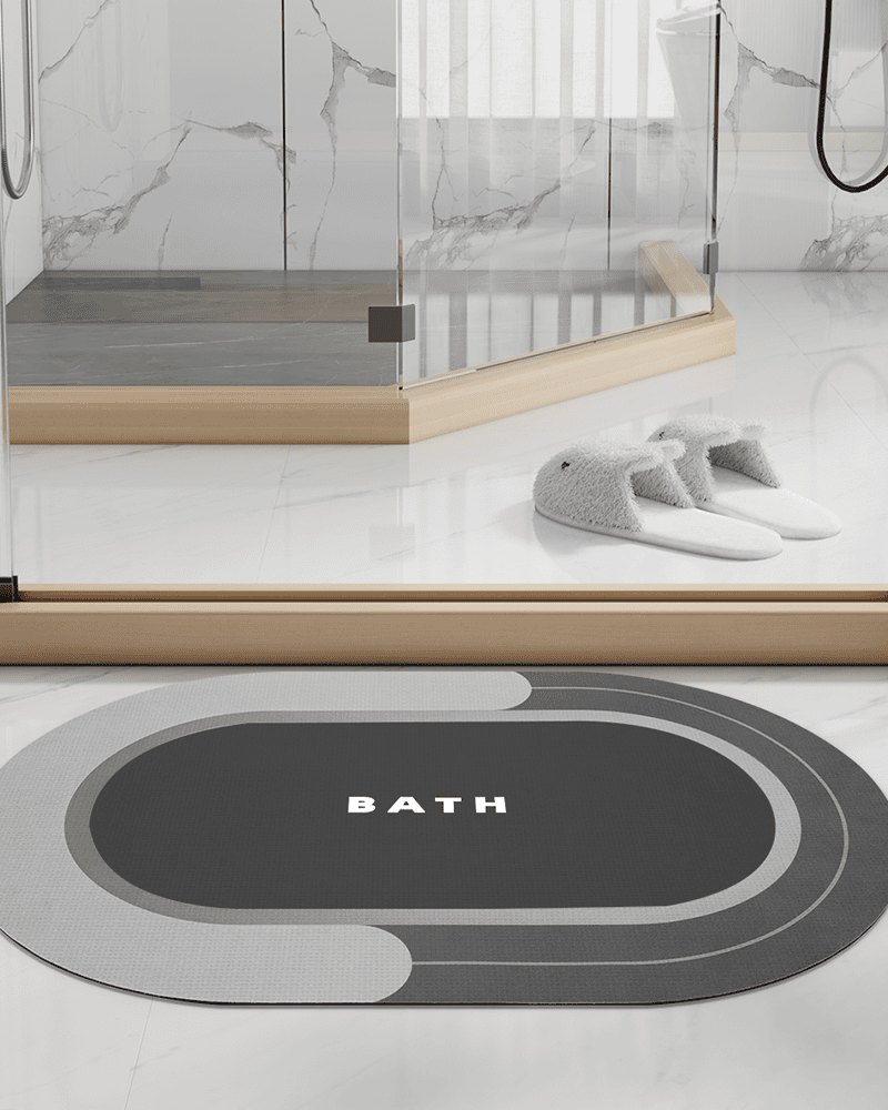 round-bath-mat-for-clutter-free-bathroom-design