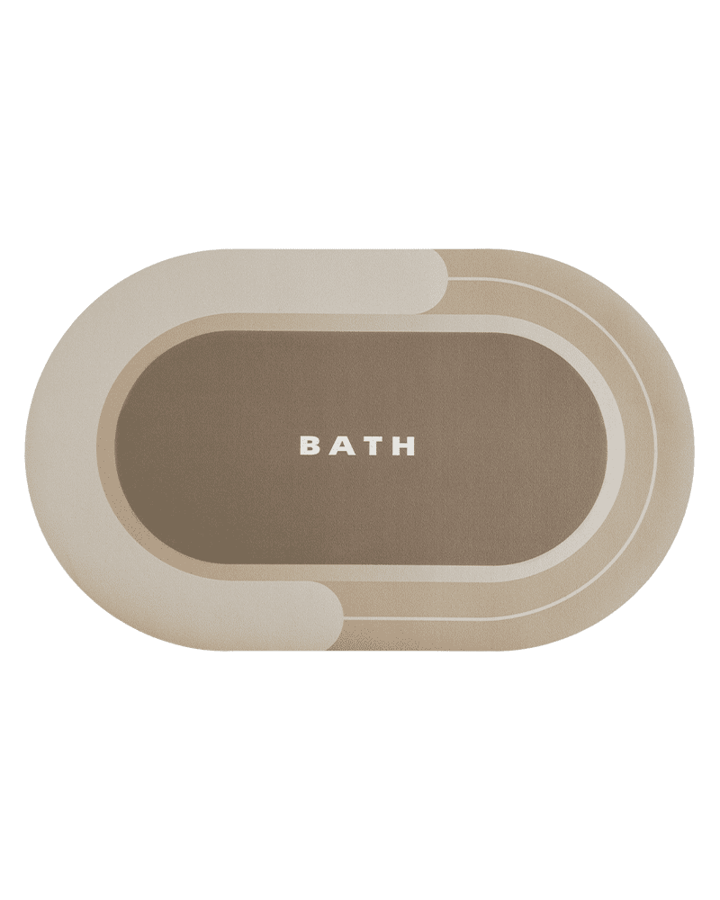 round-bath-mat-for-minimalist-bathroom-style Round bath mat created for minimalist bathroom style, combining clean design with practical quick dry features