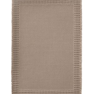 Soft bathroom rug with non slip backing and quick dry design for daily use