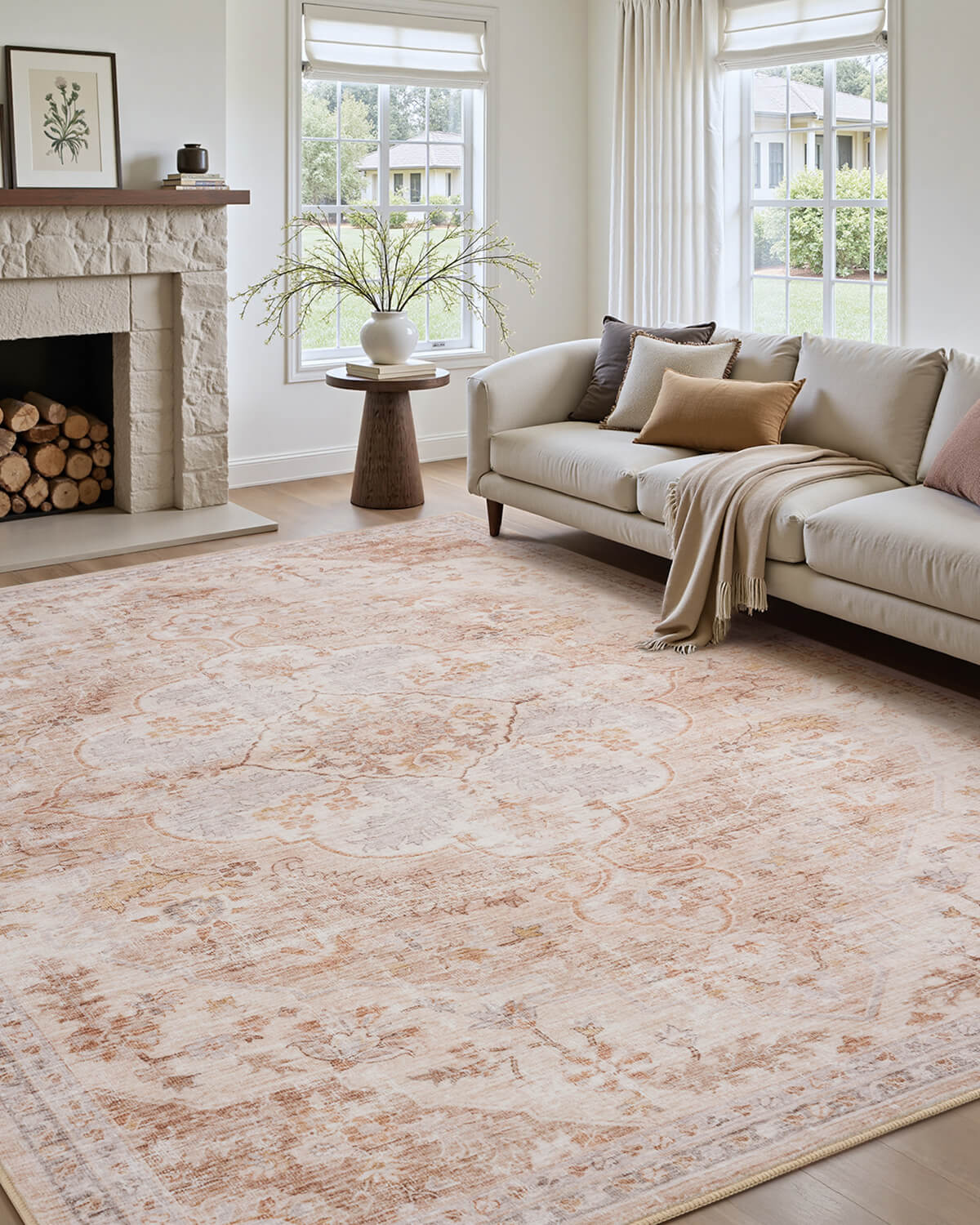 soft-vintage-boho-rug-for-high-traffic-rooms