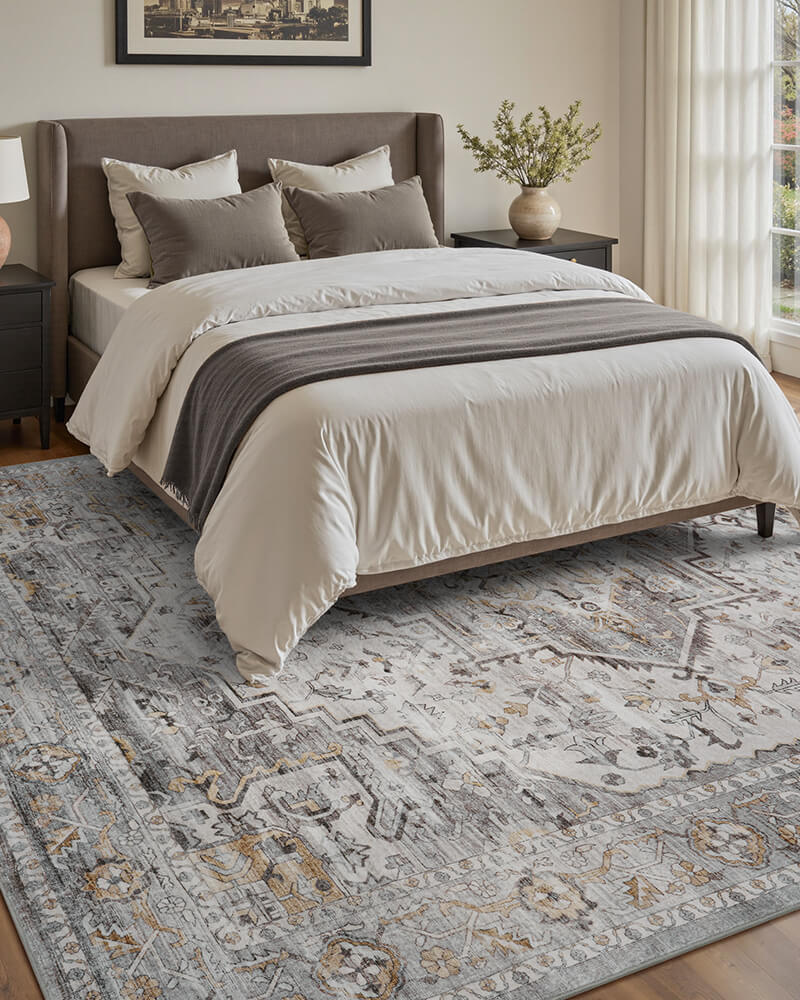 solara-washable-area-rug-gray-in-bedroom