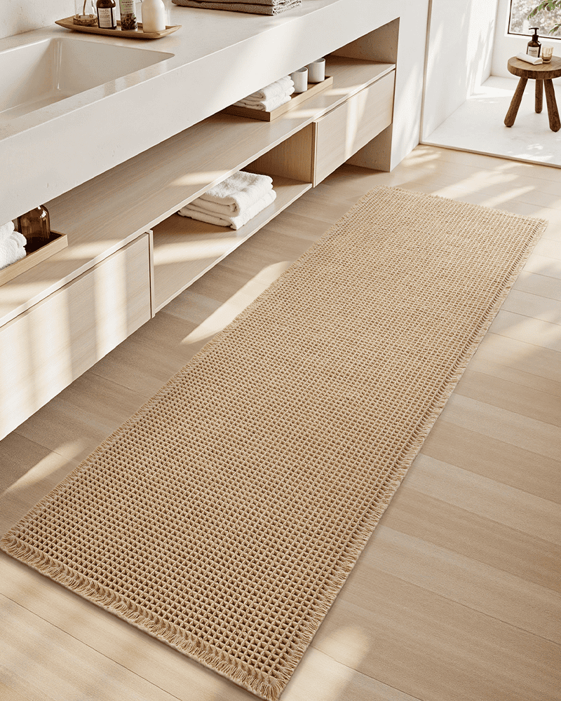 tassel-bath-mat-soft-waffle-weave