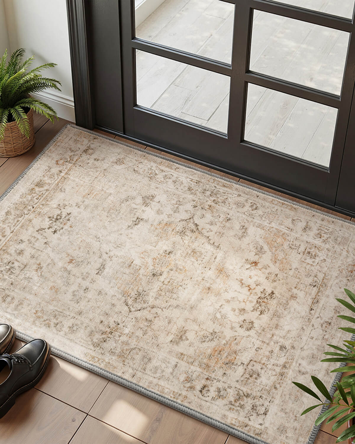 vintage-area-rug-soft-textured-rug-for-cozy-home-spaces Vintage area rug featuring soft textured comfort for cozy home spaces