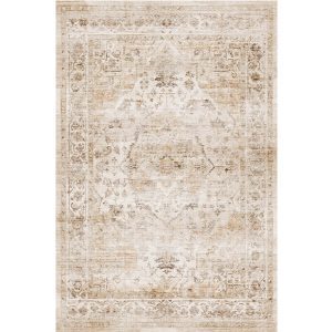 vintage-area-rug-soft-textured-washable-for-high-traffic-spaces