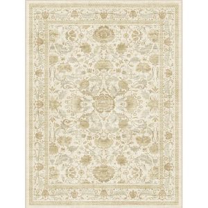Vintage floral rug combining soft comfort and durability for timeless home style