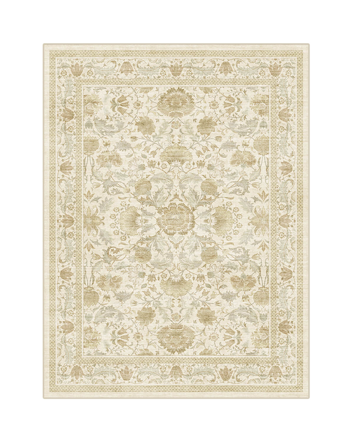 vintage-floral-rug-soft-durable-for-timeless-home-style Vintage floral rug combining soft comfort and durability for timeless home style