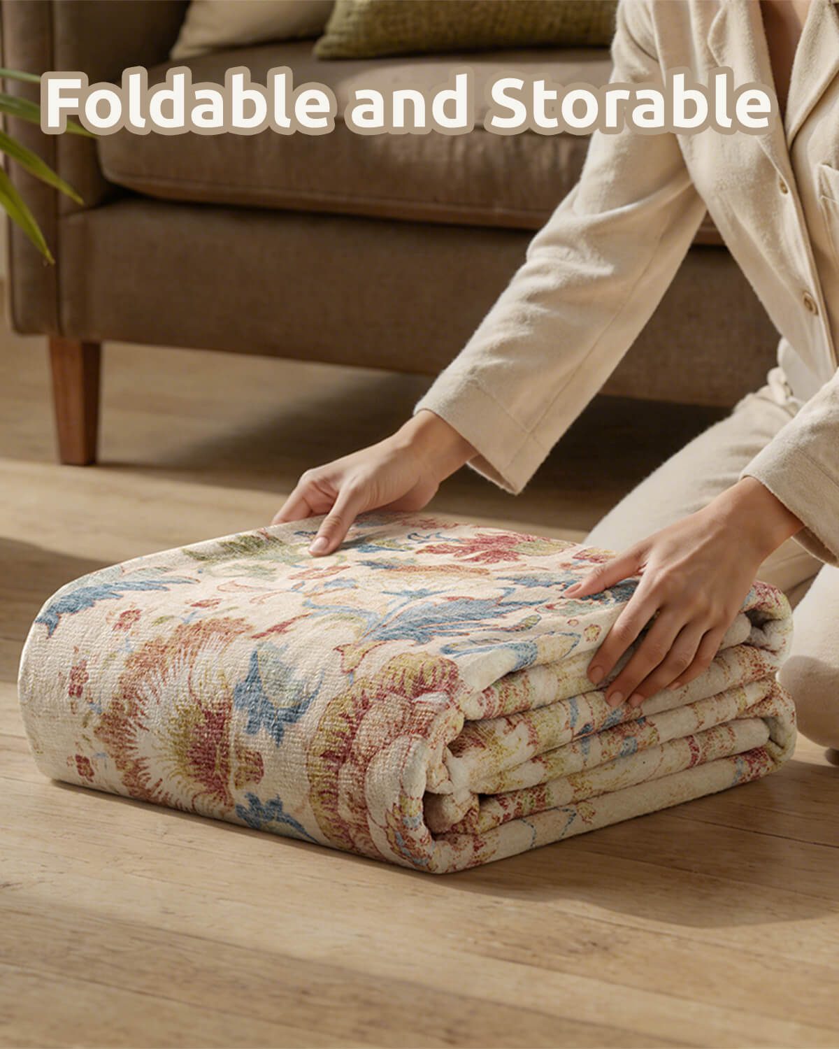 vintage-floral-rug-soft-texture-for-cozy-bedroom-space