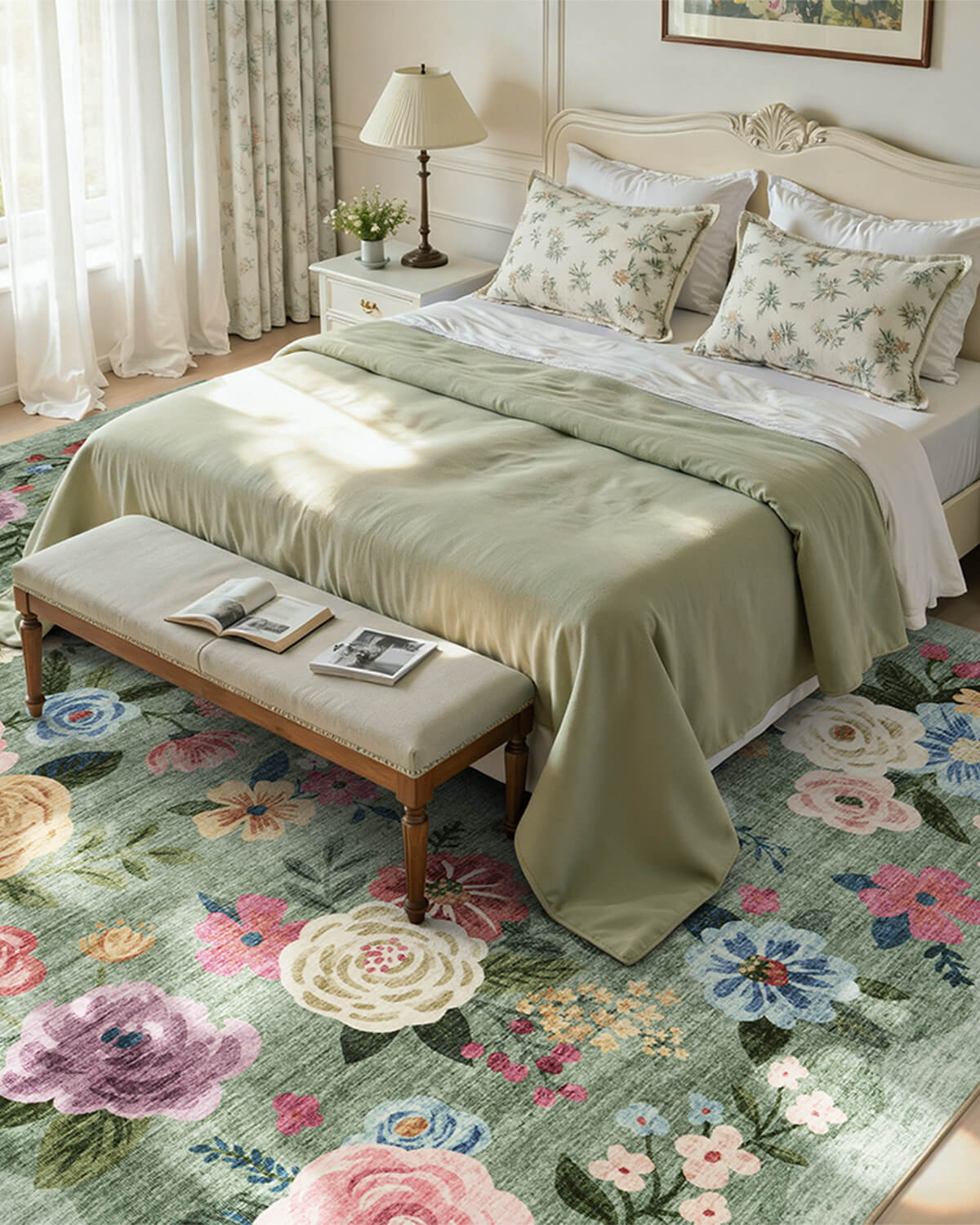 vintage-floral-washable-rug-for-easy-care-modern-home