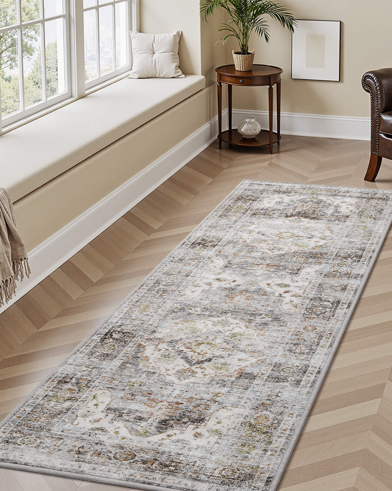 vintage-runner-rug-soft-washable-easy-care-hallway-home-decor