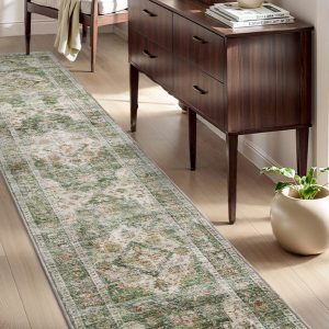 Vintage style area rug designed for elegant and timeless home living