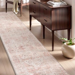Vintage style area rug enhancing elegant home spaces