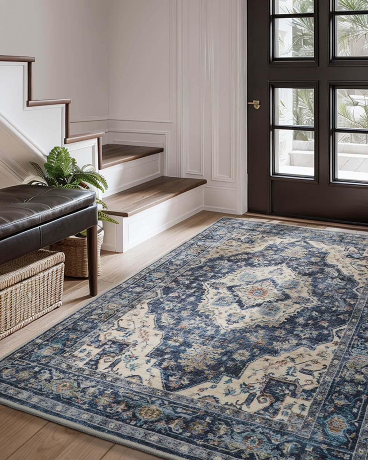 vintage-style-area-rug-for-modern-rustic-home-decor