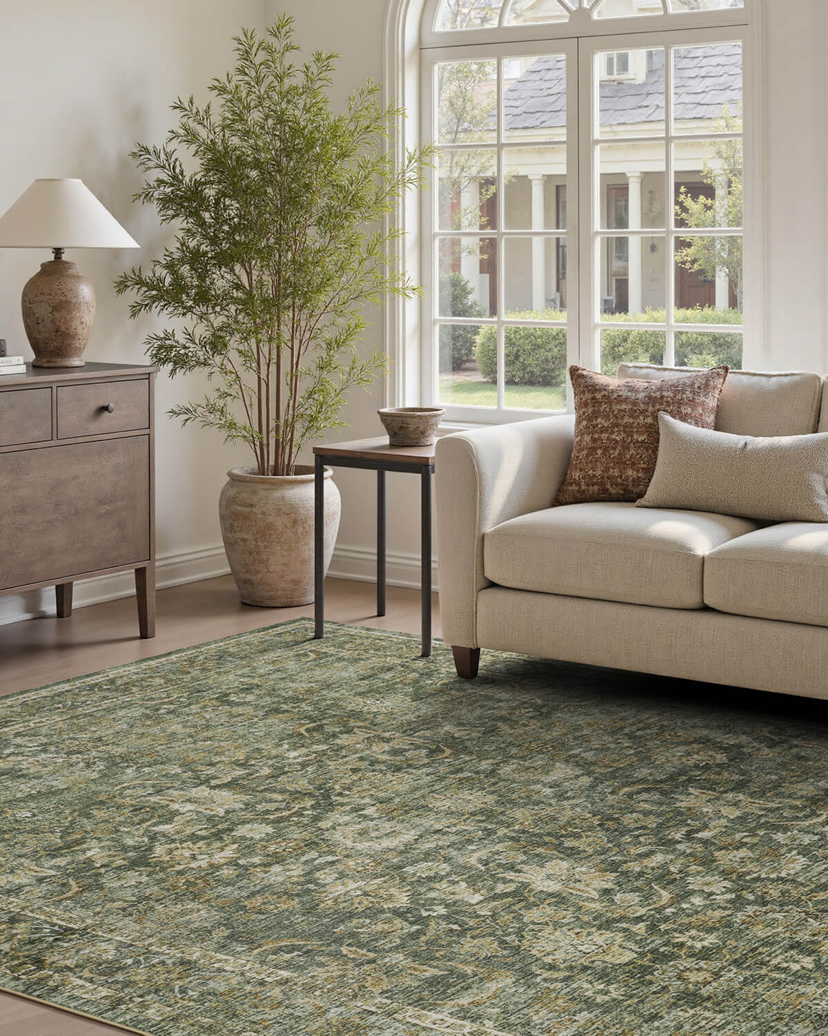 vintage-style-area-rug-for-timeless-home-interior