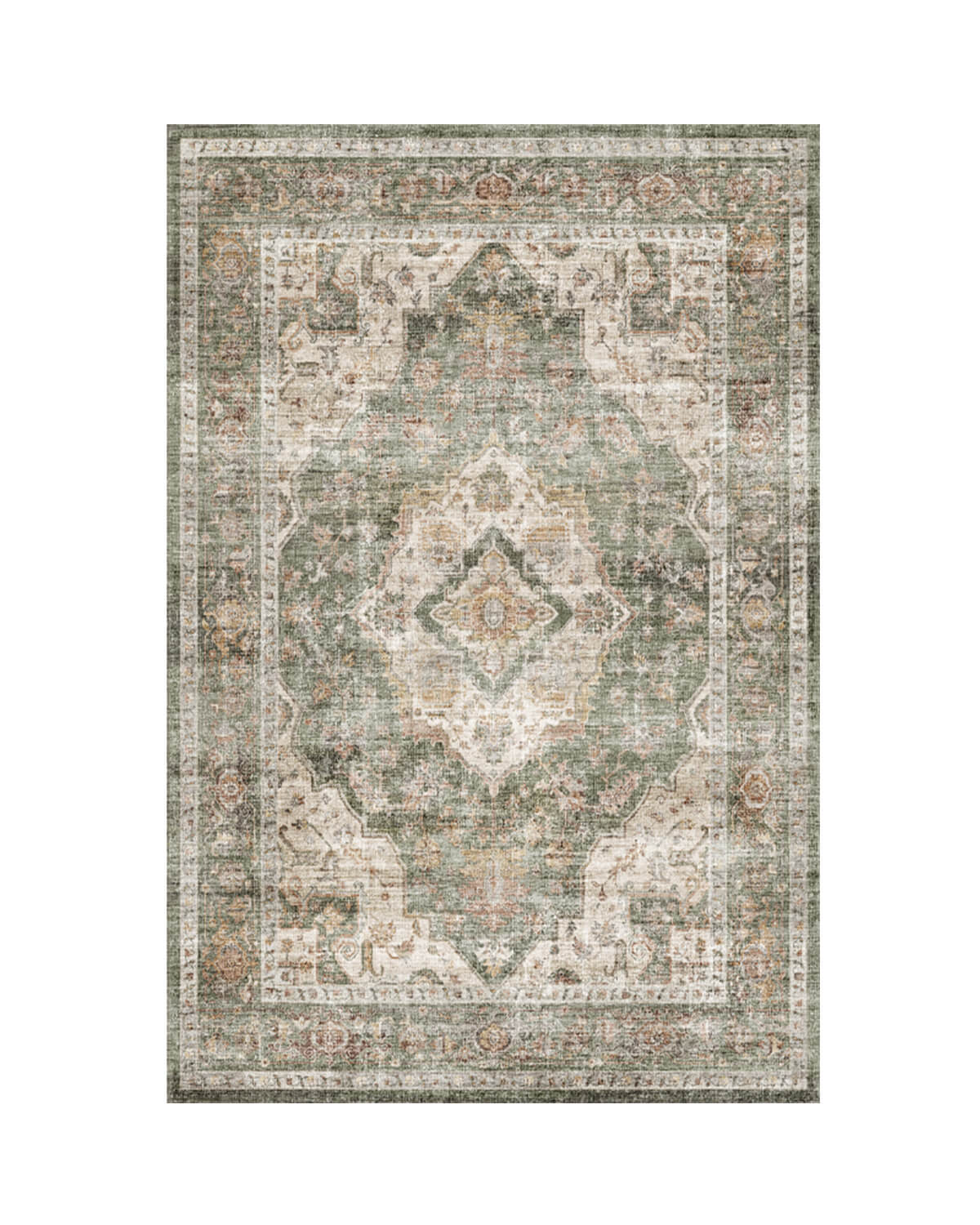 vintage-style-washable-area-rug-for-cozy-home-living Vintage style washable area rug designed for cozy home living spaces