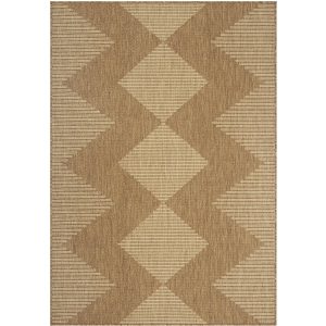 Washable indoor outdoor area rug suitable for patios balconies and living spaces with quick dry design
